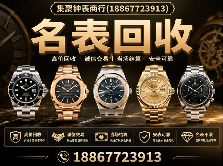 肥西县名表回收展示图